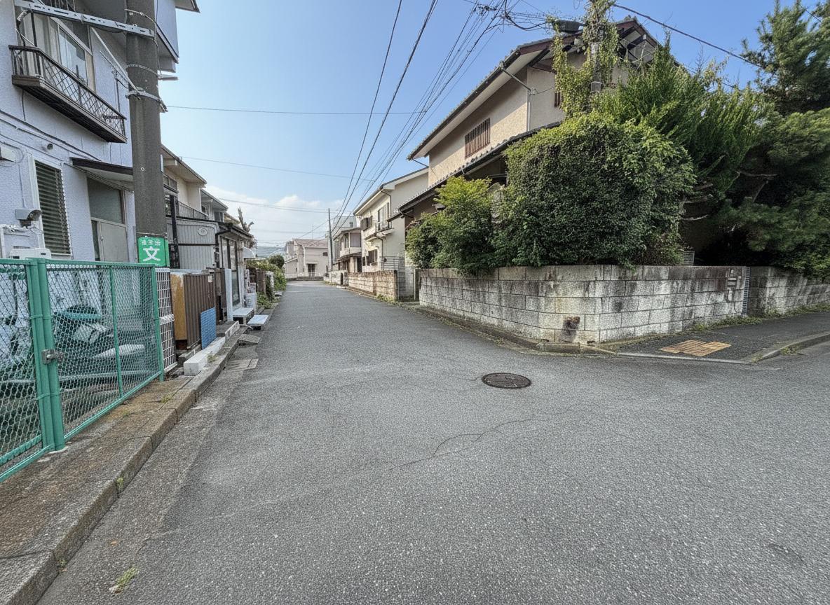 【現地土地写真】建ぺい率50、容積率は100です。建築可能な建物プラン例・ボリュームなど、お気軽にご相談ください。お待ちしております。