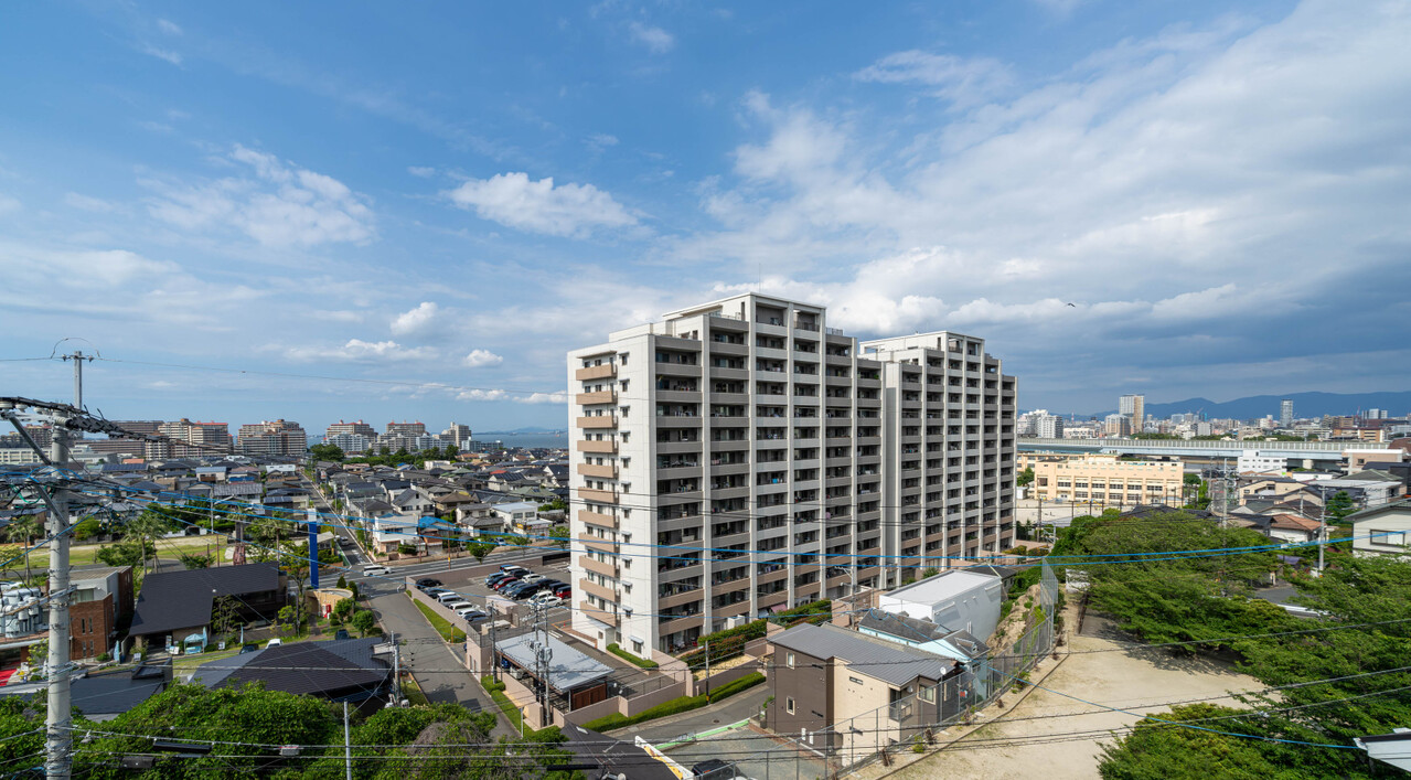 建物3階部分からの眺望です。