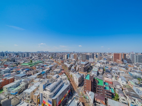 天気が良い日はバルコニーから富士山が望めます。