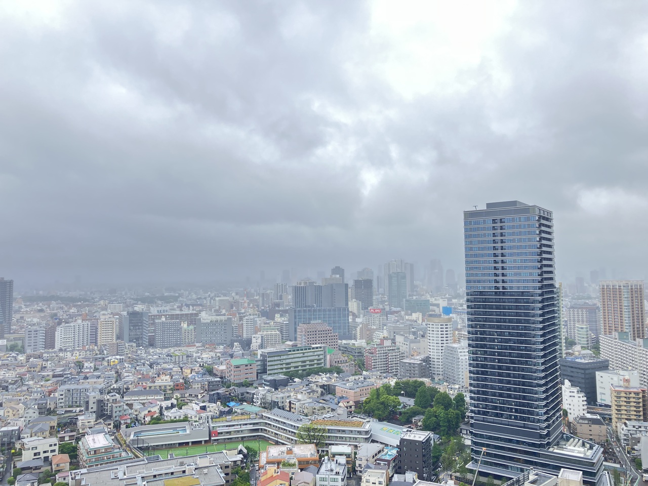 31階部分からの眺望です。東京都心を一望できる開放感あふれる景色が広がります。※眺望は将来に渡って保証するものではありません。