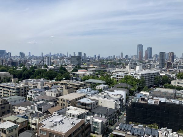 南側バルコニーから東方向の眺望