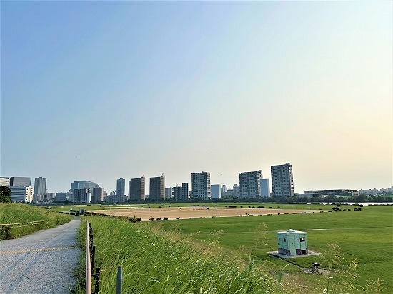 多摩川緑地まで徒歩8分（約580ｍ）