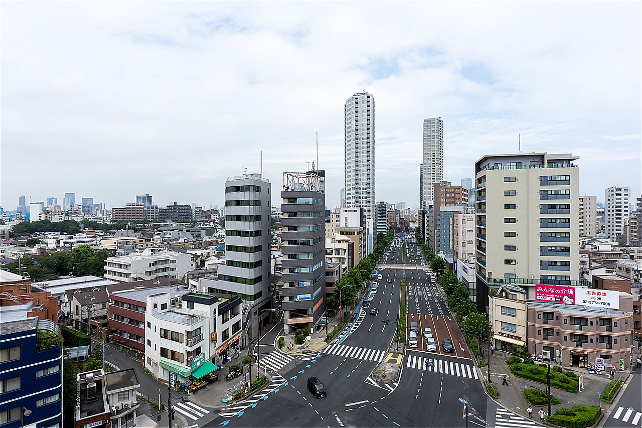 地上8階部分に位置しており、眺望良好です。開放的な景色を眺めることができます。※眺望は将来にわたって保証するものではありません。