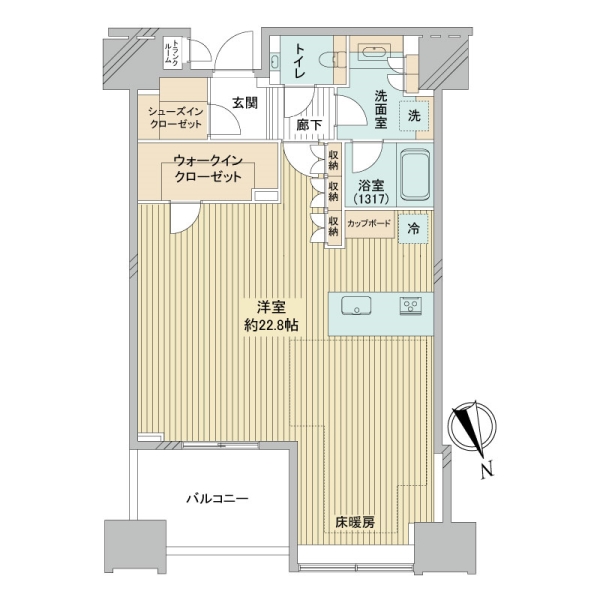 ●開放感のある間取