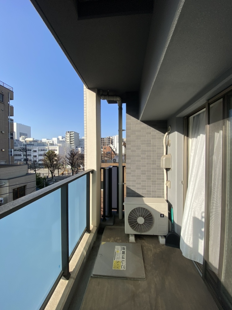 陽当りの良いバルコニー