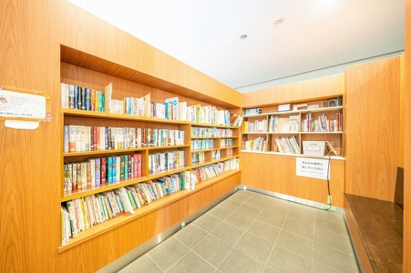 本を借りることができるライブラリスペース