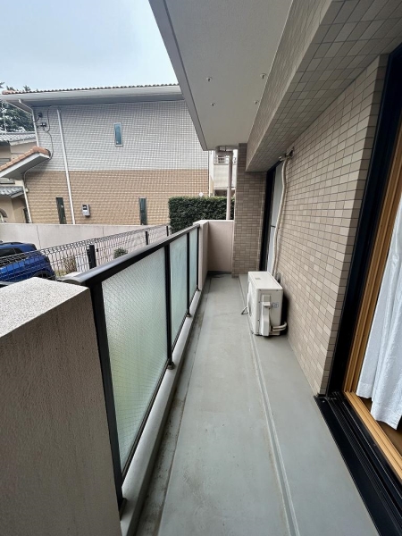 北側バルコニー