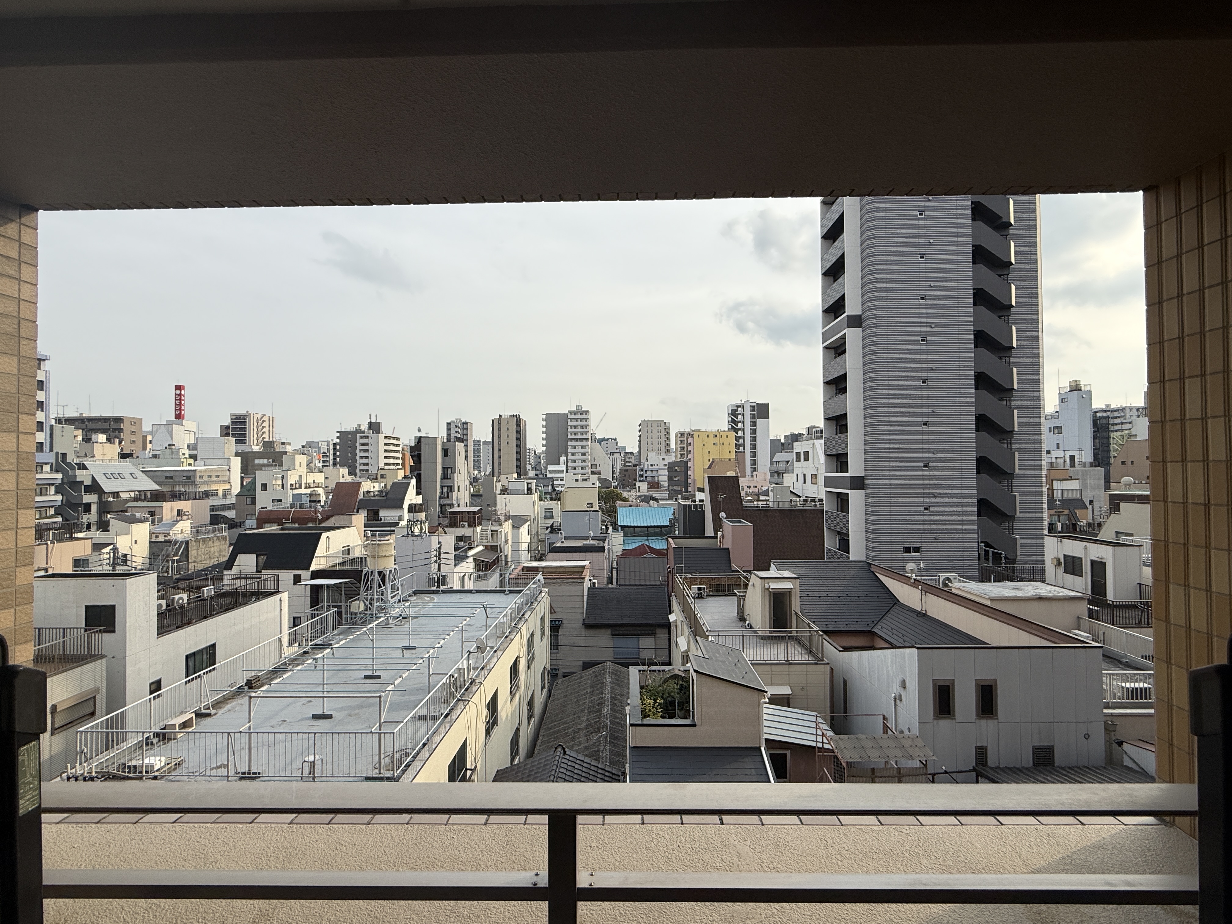 【住戸からの眺望写真】地上12階建ての6階部分に位置しており、眺望良好です。※眺望は将来に渡って保証するものではありません。