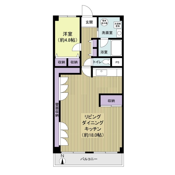 8階部分、南向き住戸につき日当たり・眺望良好