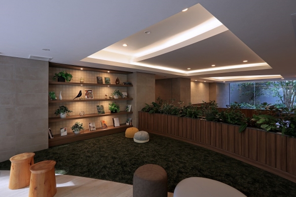 居住者の憩いの場となるスペースをご用意