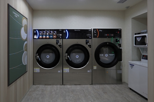 敷地内にはランドリースペースをご用意