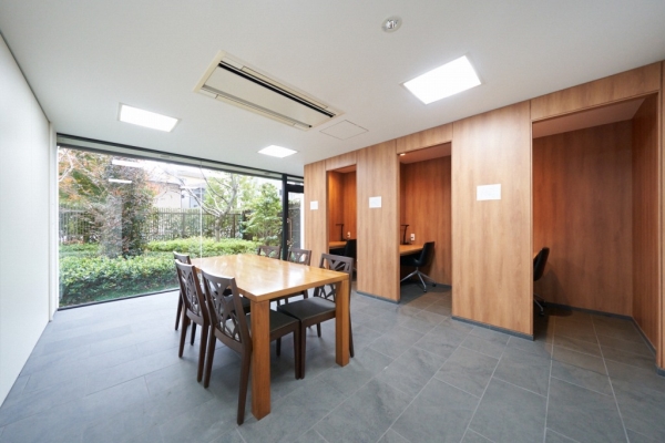 ワークルーム完備