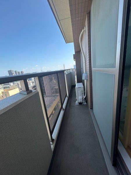 バルコニー置き場を撮影