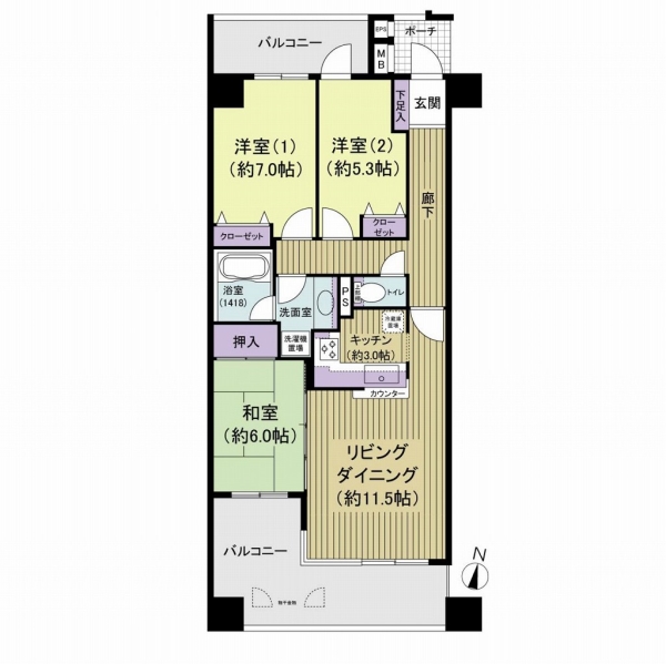 段差の少ないバリアフリー仕様です！