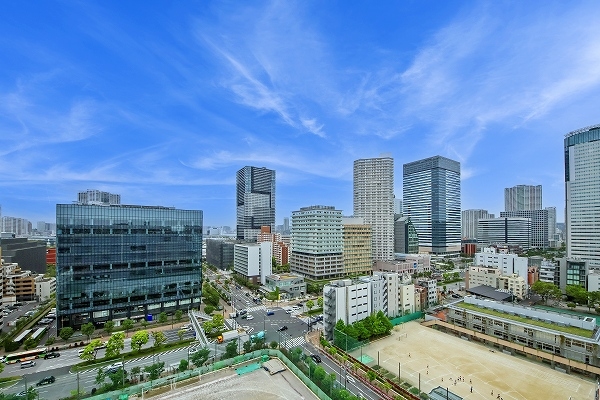17階からの遮るものの無い開放的な眺望