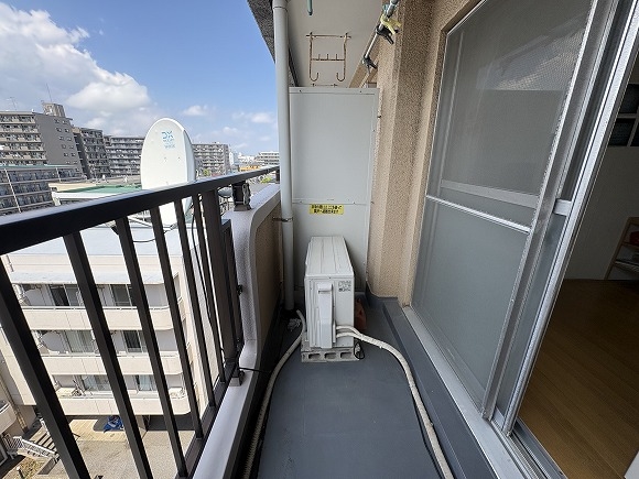 室外機を置くことができます。