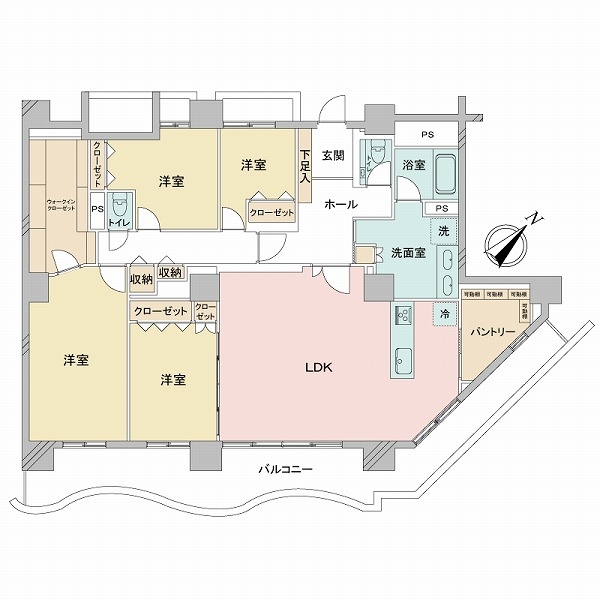 25階部分南東向きにつき、陽当たり・眺望・通風良好