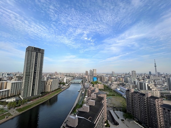 空が広く感じられて、開放感があります