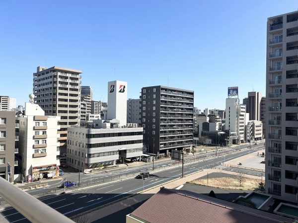 バルコニーからの眺望になります！