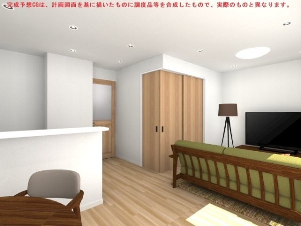 キッチンとコミュニケーションがとりやすい構造です！