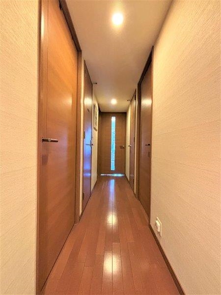 各居室へアクセスしやすい廊下