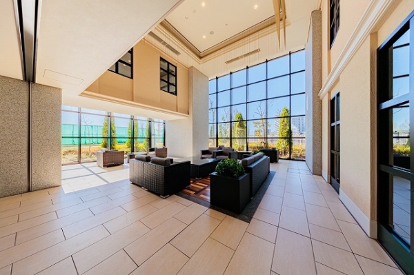 ■お客様を迎えるエントランスロビー