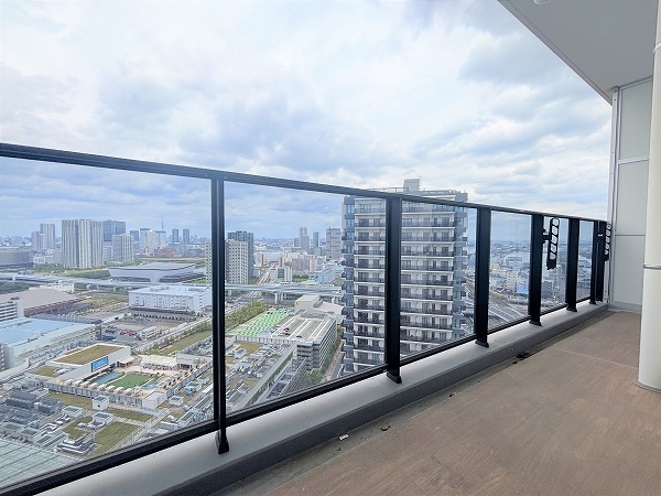 １１．７１平米のバルコニー