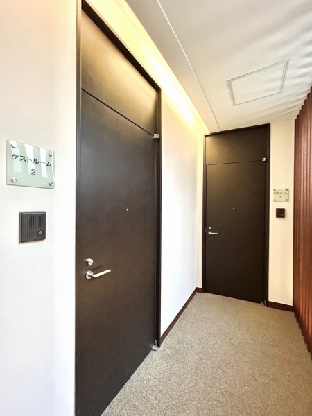 ホテルライクなゲストルームを3部屋完備。