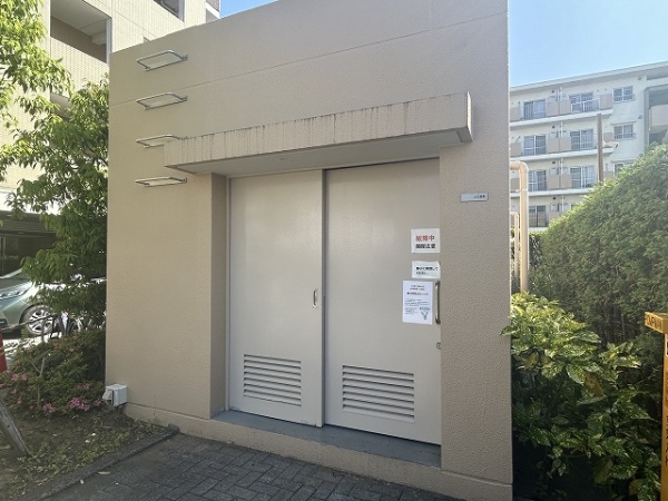 24時間ゴミ捨て可能です。