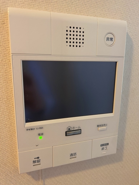 モニター付きのインターホンです