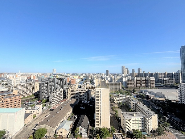南東向きにつき陽当たり・通風良好