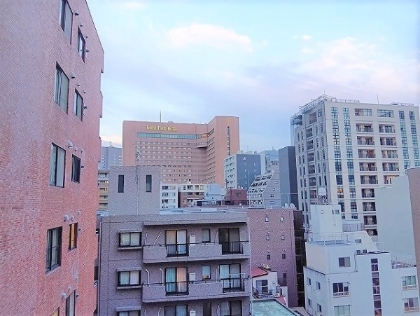 洋室から撮影した眺望写真です