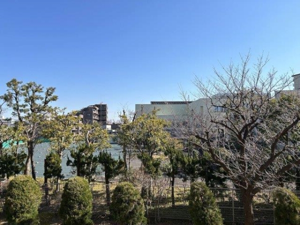 バルコニーより眺望撮影