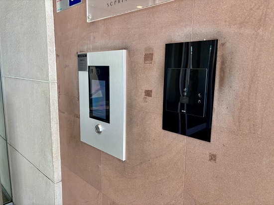 相手の顔をみて来客対応可能なモニター付きオートロック