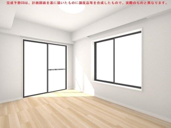約6.2帖の洋室/完成予想CGです。