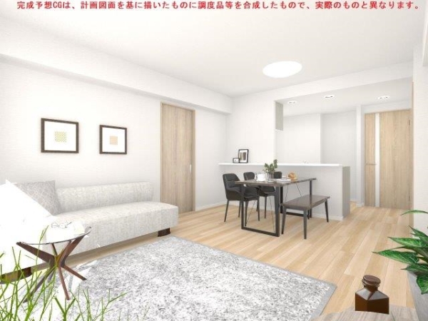 リビング/完成予想CGです。