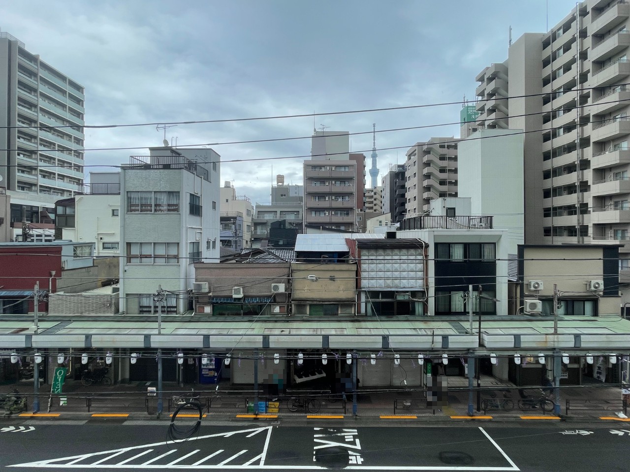 【住戸からの眺望】リビングダイニングからは東京スカイツリーや都会の街並みが望めます。※眺望は将来にわたって保証するものではありません。