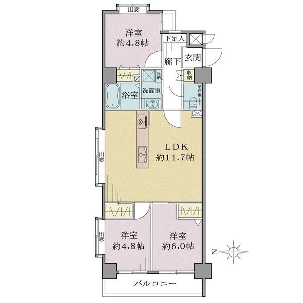 間取図(平面図)
