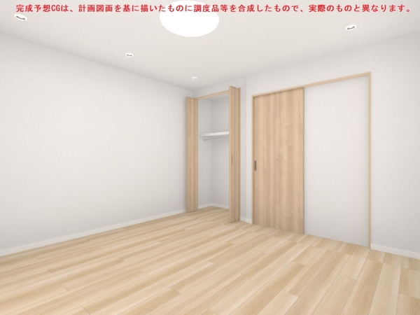 約８．８帖の洋室※完成予想CG