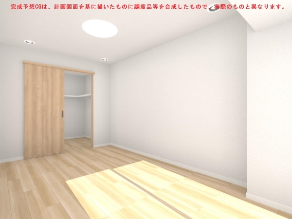 バルコニー側洋室※完成予想CG