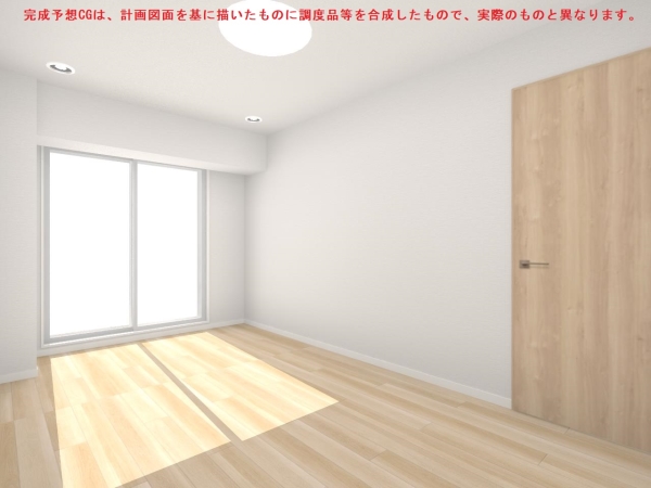 バルコニー側洋室※完成予想CG