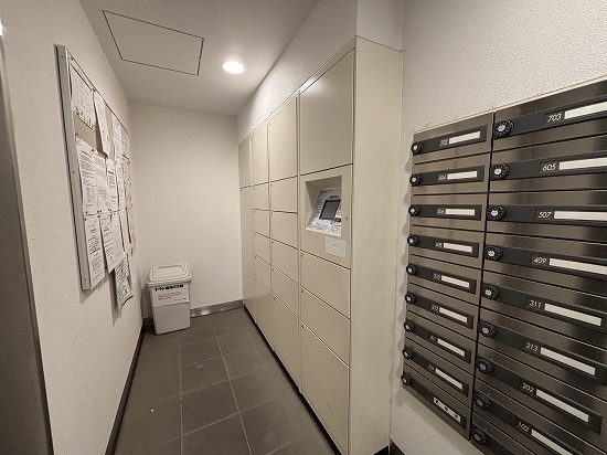 ２４時間荷物の受取可能な宅配ボックス