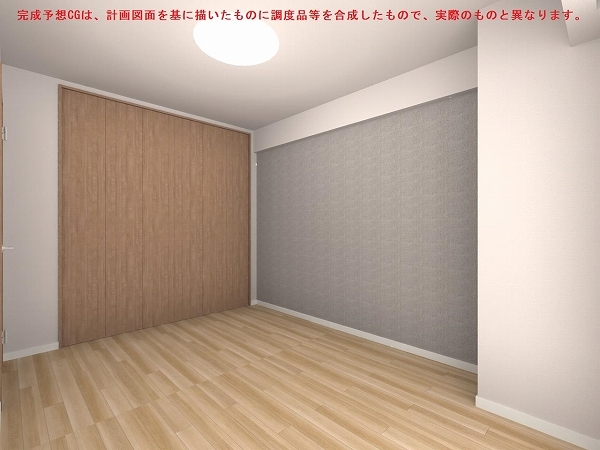 収納十分な約６．０帖のリビング横洋室