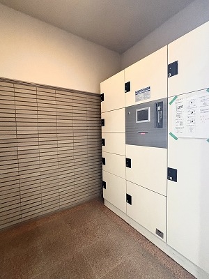 24時間荷物の受取が可能な宅配ボックス