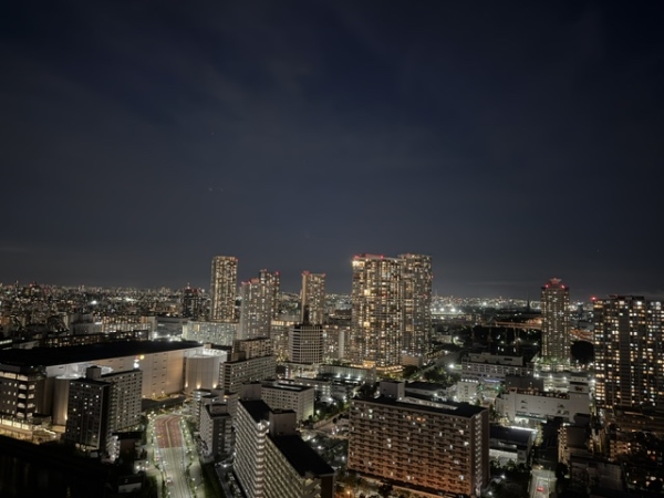北東側31階部分　夜景がきれいな景色
