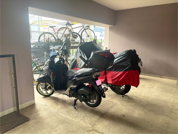 バイク置き場　150ｃｃ超月額1500円