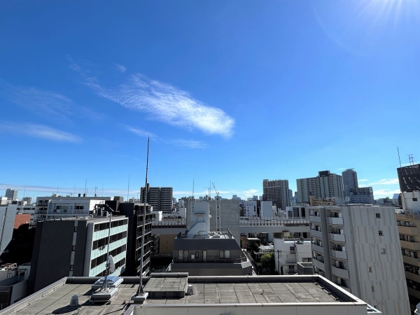 １０階南向きのため、眺望・陽当たり良好