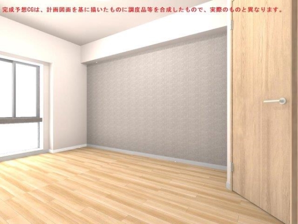 収納力のあるWICを備えた、使い勝手のよい居室
