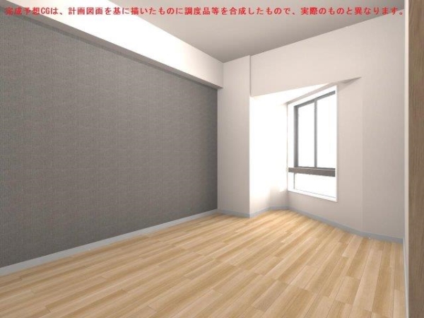 家具やインテリアを合わせやすい、明るく洗練された居室