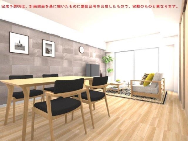 開放感と落ち着きを兼ね備えた、心地よいリビング空間